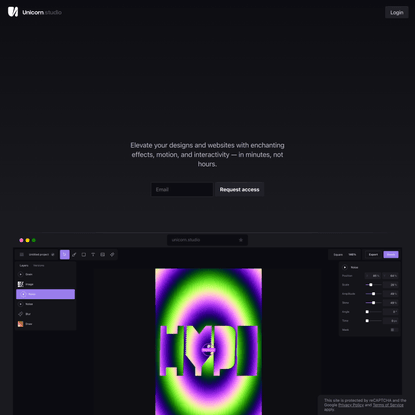 Unicorn Studio — WebGL design tool