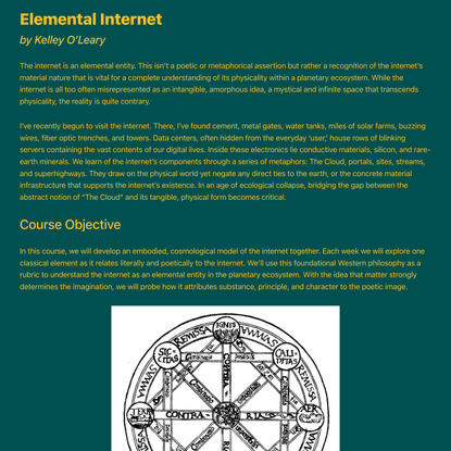 Elemental Internet – Syllabus