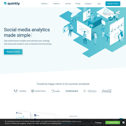 Social media analytics &amp; competitive benchmarking | quintly