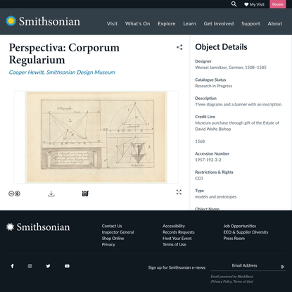 Perspectiva: Corporum Regularium | Smithsonian Institution