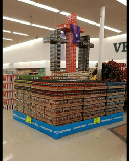 Grocery store displays on Easter in America | Instagram