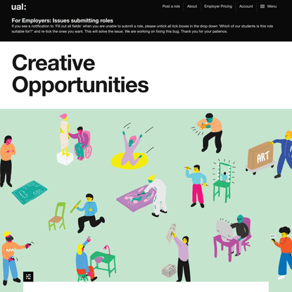 Creative Opportunities | UAL