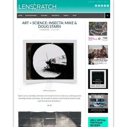 Art + Science: INSECTA: Mike & Doug Starn - LENSCRATCH
