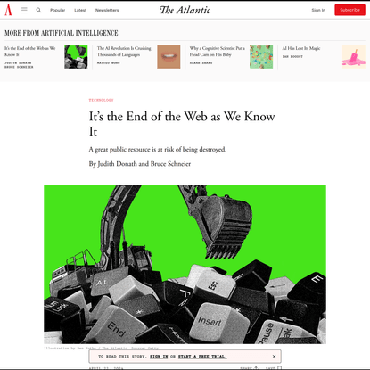 It’s the End of the Web as We Know It