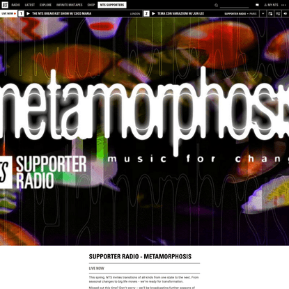 Supporter Radio - Metamorphosis