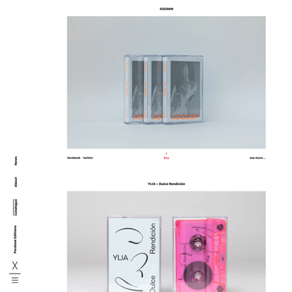 Paralaxe Editions Catalogue «
