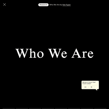 Who We Are - Typefaces - Source Type