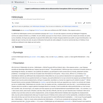 Hétérotopie — Wikipédia