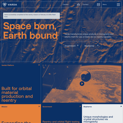 Space born, Earth bound • Varda Space Industries