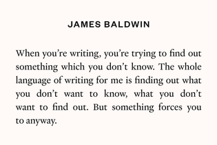 writing - baldwin