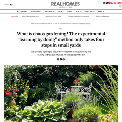 What is chaos gardening? The experimental “learning by doing” method only takes four steps in small yards
