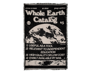 Whole Earth Catalog blanket