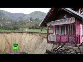Desaparece lago en Bosnia
