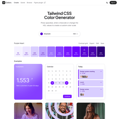 Tailwind CSS Color Generator | UI Colors