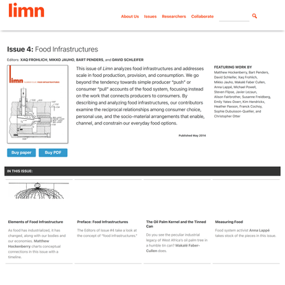 Limn: Food Infrastructures