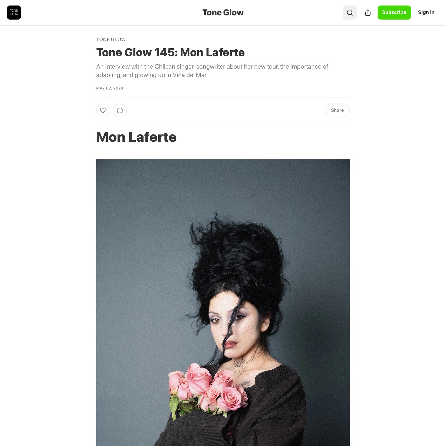 Tone Glow 145: Mon Laferte