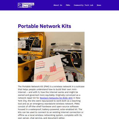 CTNY | Portable Network Kits
