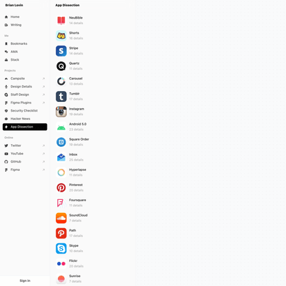 App Dissection