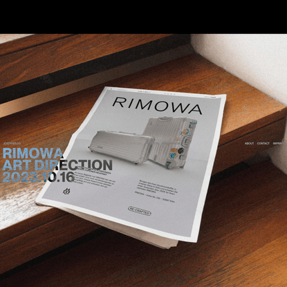 RIMOWA, Art Direction