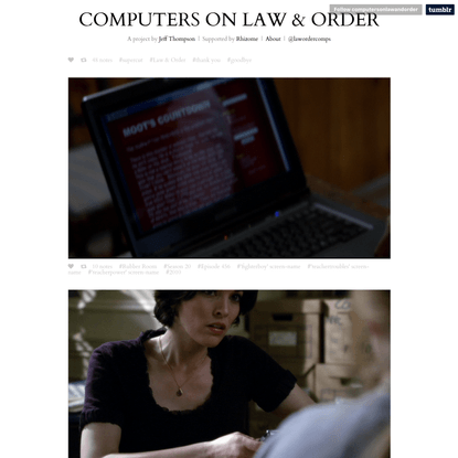 Computers On Law & Order