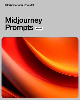 Hey!

With Jeremy we bring you a collection of 6 prompts for Midjourney. Ideal for presentations of branding projects, socia...