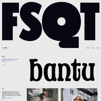 Julien FSQT — Type Brand design