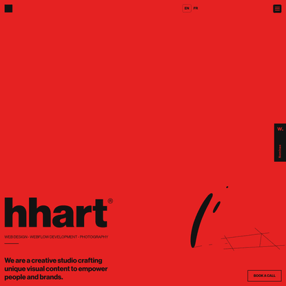 hhart ® - web design and photography studio