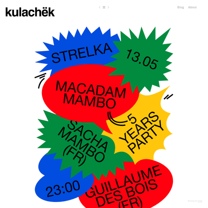 Macadam Mambo at Bar Strelka - Kulachek