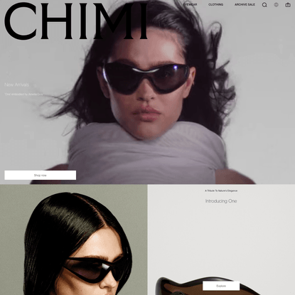 CHIMI Official Site | Eyewear & Ready-to-Wear