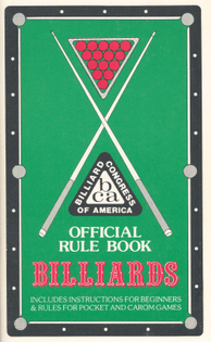 Official rule book for all pocket & carom billiard games