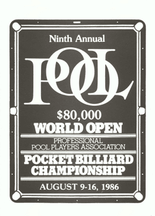 Ninth Annual $80,000 World Open Professional Pool Players Association Pocket Billiard Championship