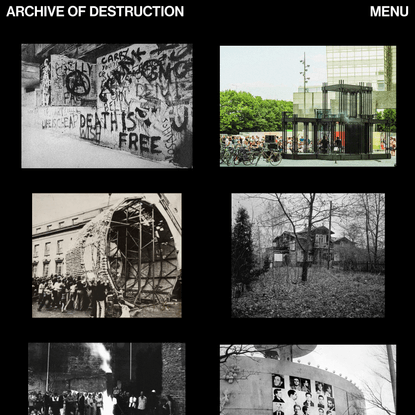 Archive of Destruction