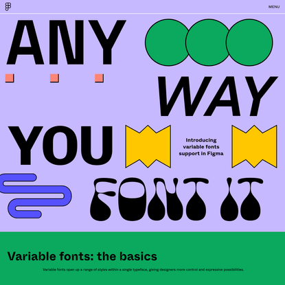 Variable fonts support in Figma