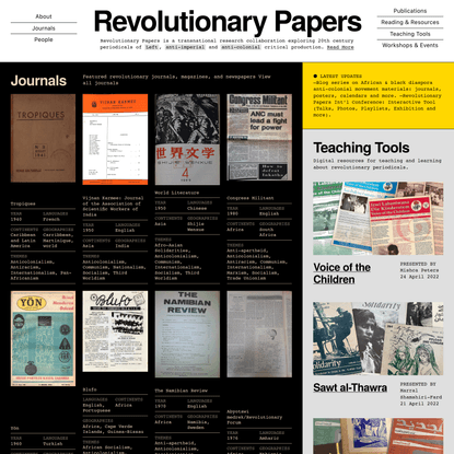 Revolutionary Papers