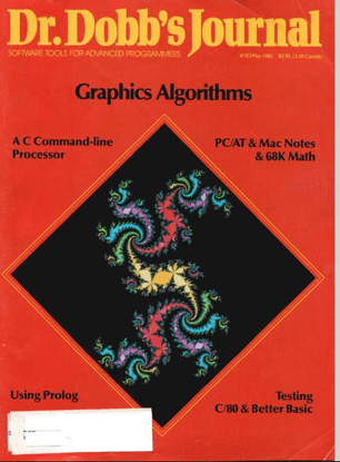 Graphics Algorithms - Dr. Dobb's Journal issue 103 1985