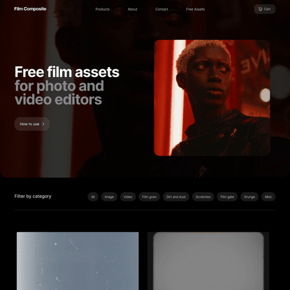 Free Film Assets | Film Effects for Photo and Video Editors