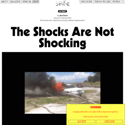 The Shocks Are Not Shocking | Spike Art Magazine