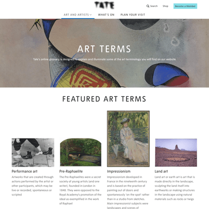 Art Terms | Tate