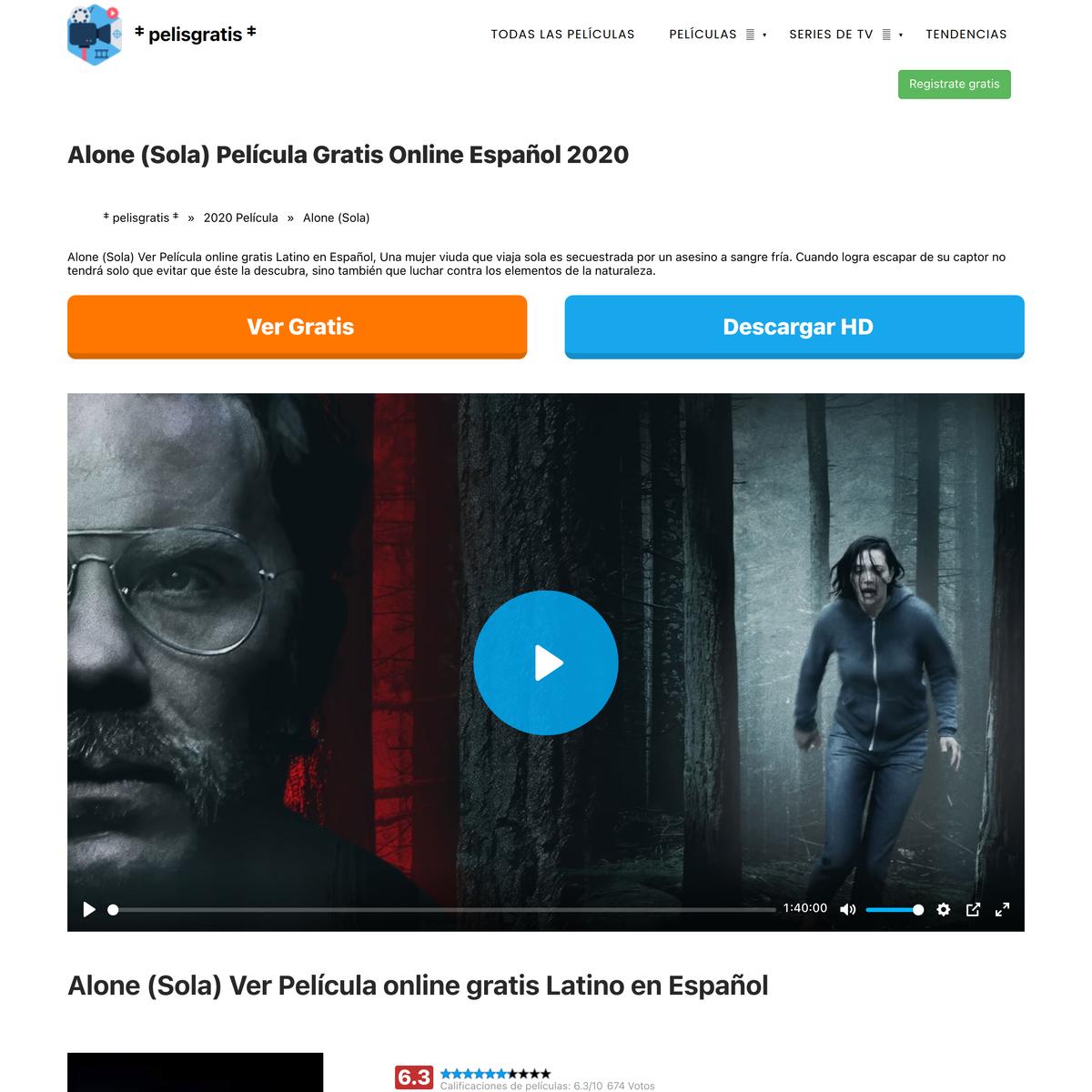 Ver!* Alone Película Completa online Español Gratis | Are.na