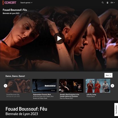 Fouad Boussouf: Fêu - Biennale de Lyon 2023 - Watch the full programme | ARTE Concert