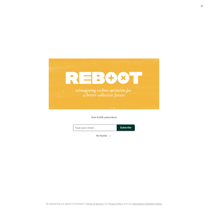 Reboot | Substack