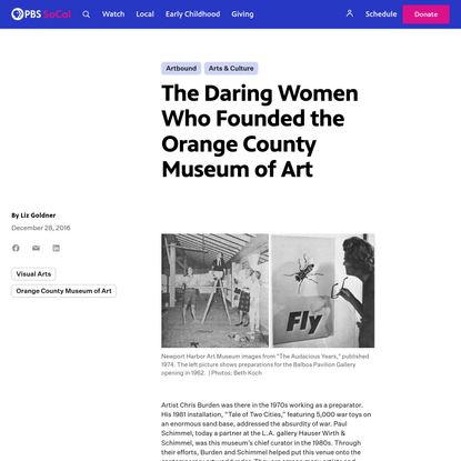 The Daring Women Who Founded the Orange County Museum of Art