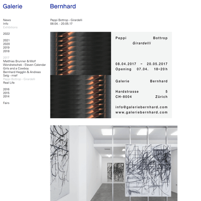 Galerie Bernhard | Peppi Bottrop - Girardelli