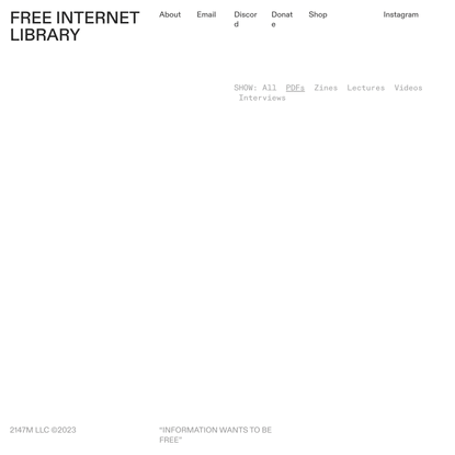 FREE INTERNET LIBRARY