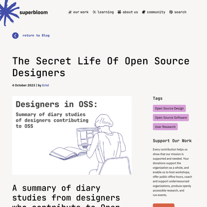 The Secret Life of Open Source Designers