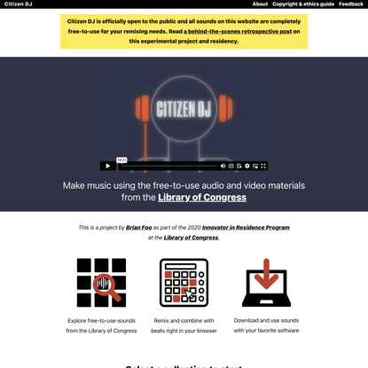 Citizen DJ / Homepage