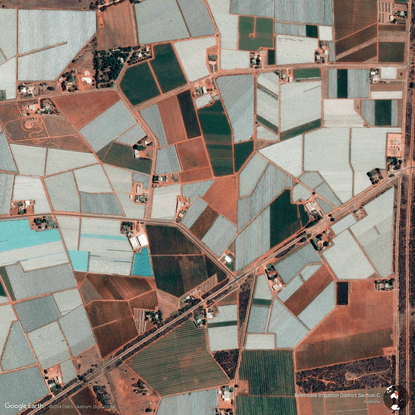 Robinvale Irrigation District Section C, Australia - Earth View from Google