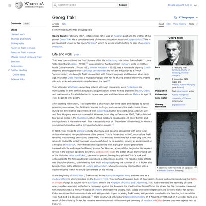 Georg Trakl - Wikipedia