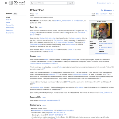 Robin Sloan - Wikipedia