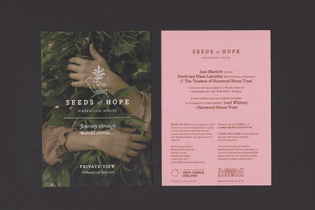 Harewood House: Seeds of Hope branding by Passport Design Bureau